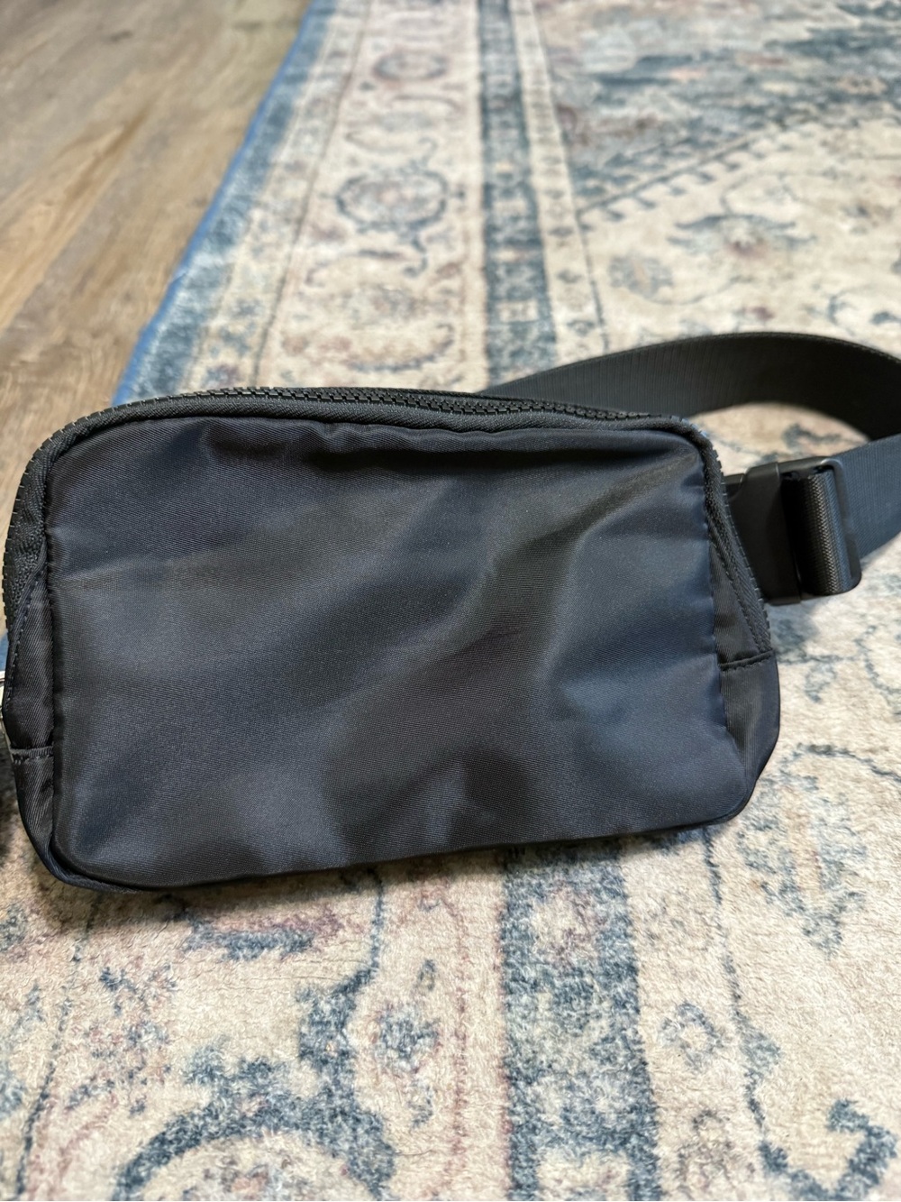 Black Crossbody Waist Bag
